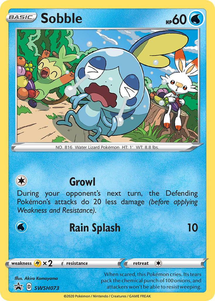 Sobble - SWSH073 - Sword & Shield Promos