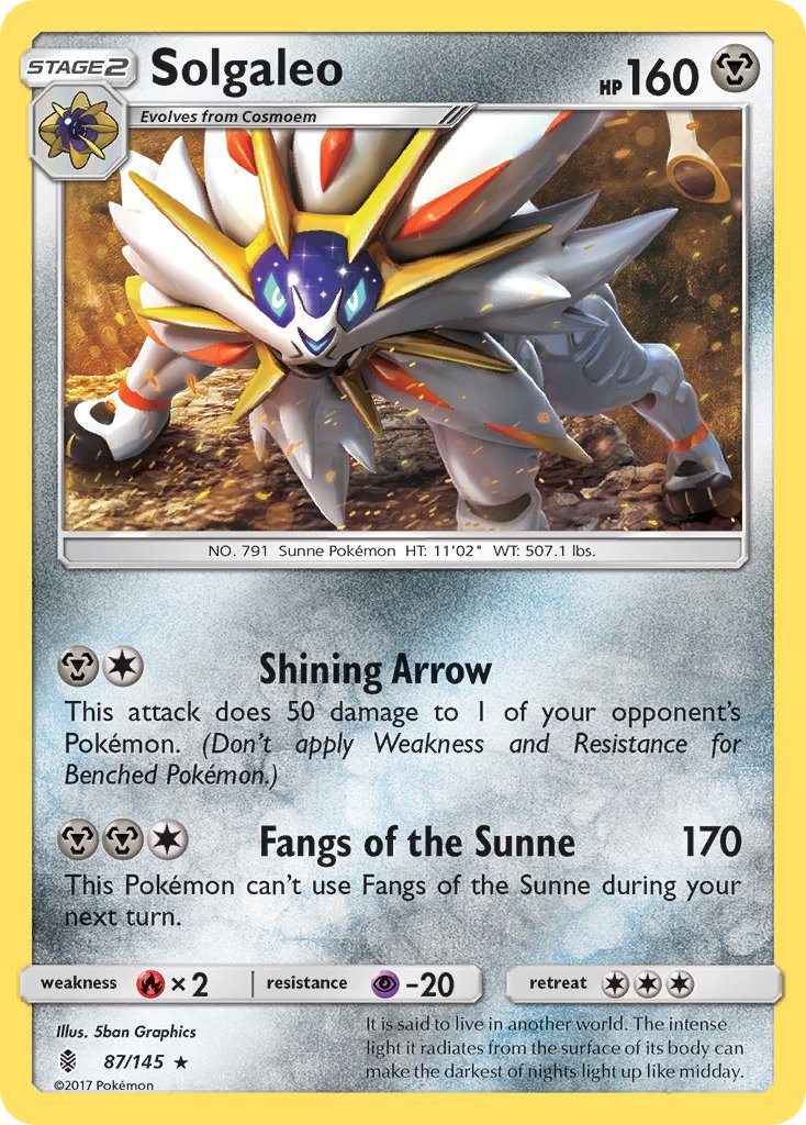 Solgaleo - 87 - Guardians Rising