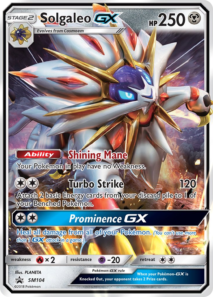 Solgaleo-GX - SM104 - Sun & Moon Promos