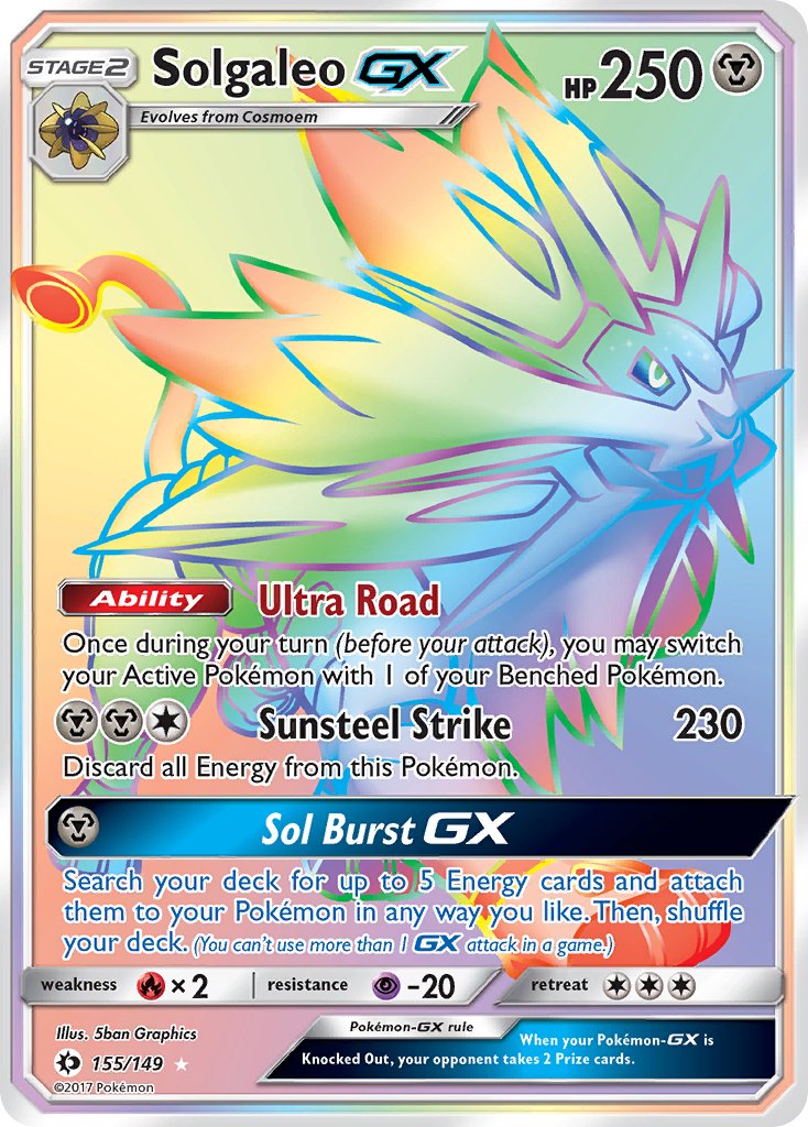 Solgaleo-GX - 155 - Sun & Moon