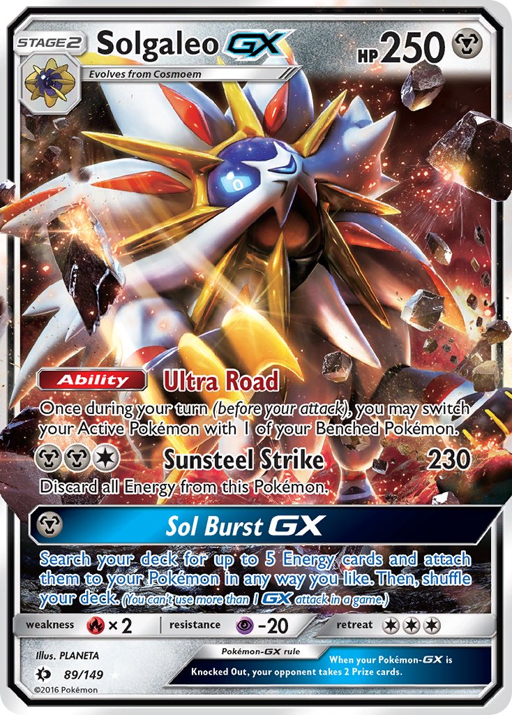 Solgaleo-GX - 89 - Sun & Moon