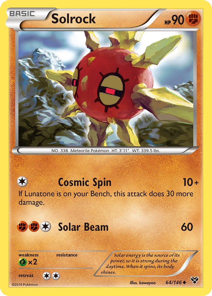 Solrock - 64 - XY