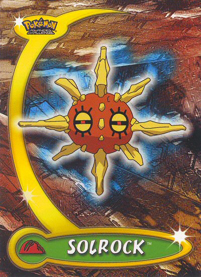 Solrock - 68 - Topps - Pokemon Advanced Challenge - front