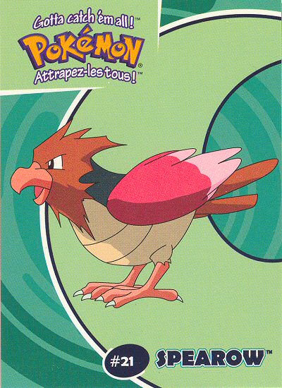 Spearow - 2/40 - Danone  - front