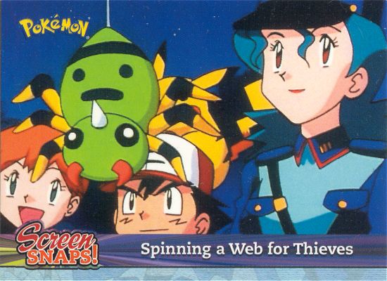 Spinning a Web for Thieves - snap15 - Topps - Johto series - front