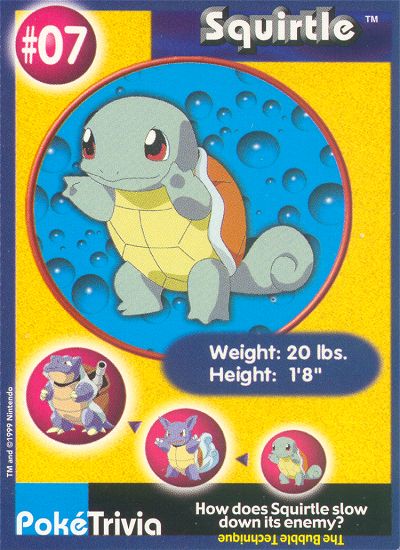 Squirtle - 07 - Burger King  - front