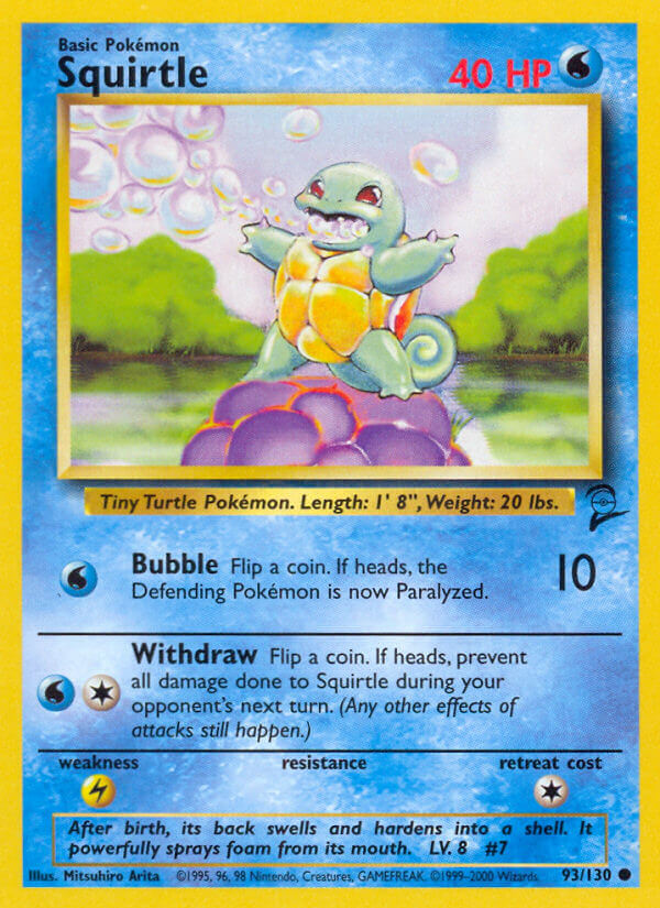 Squirtle-93-Base Set 2