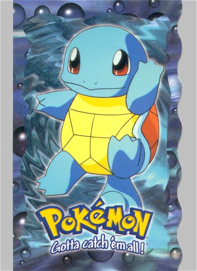 Squirtle - 7 of 12 - Topps - Pokemon the first movie - front