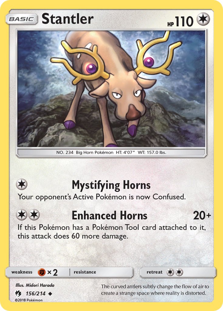 Stantler - 156 - Lost Thunder