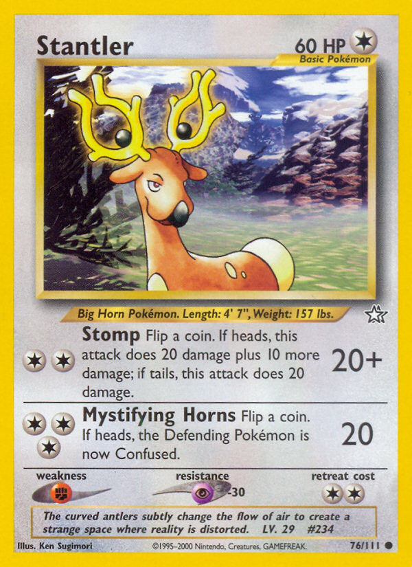 Stantler - Neo Genesis - Unlimited