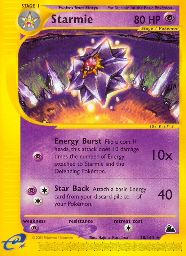 Starmie - 30/144 - Skyridge