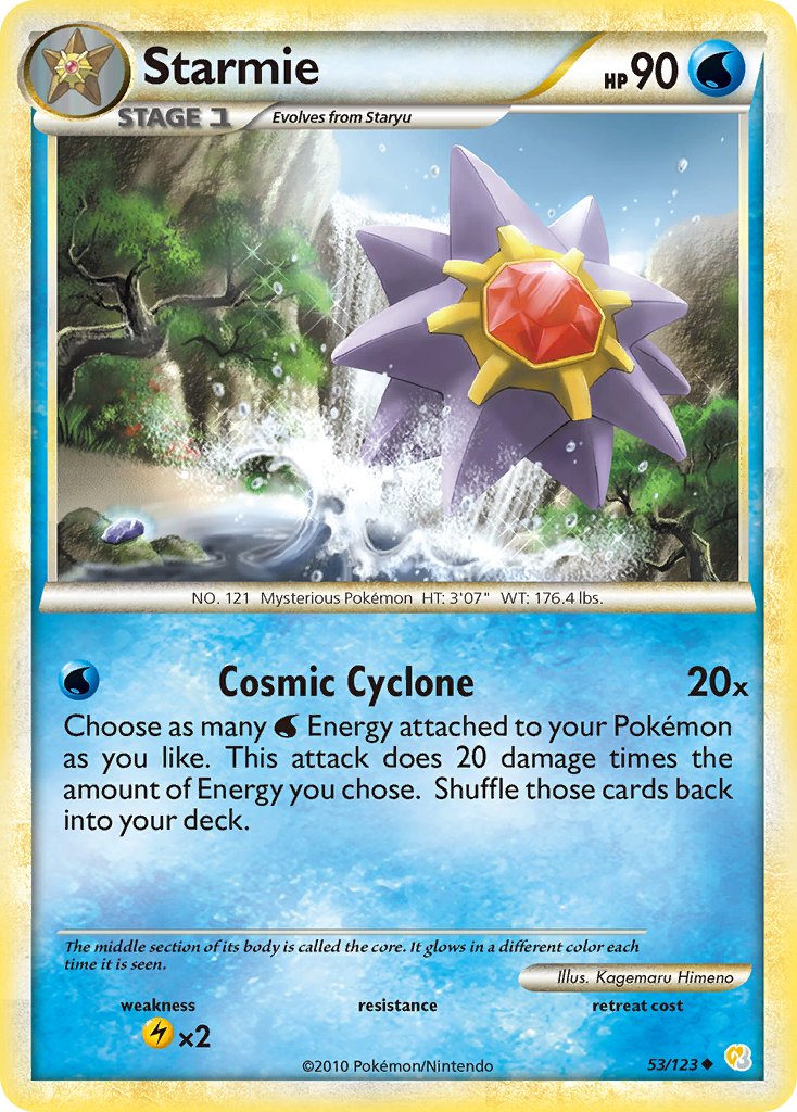 Starmie - 53 - HeartGold & SoulSilver