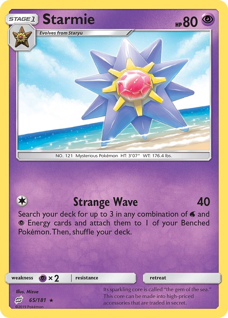 Starmie - 65 - Team Up