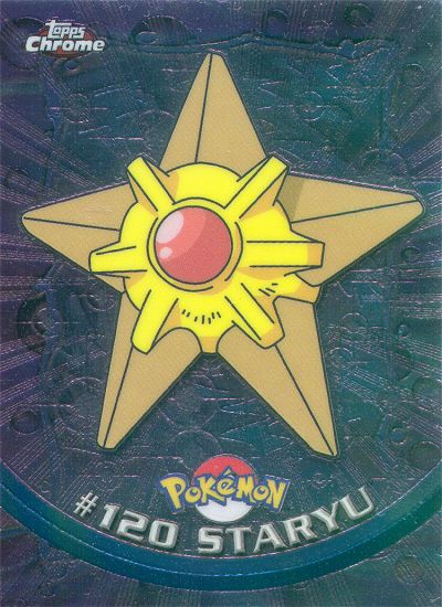 Staryu - 120 - Topps - Chrome series 2 - front