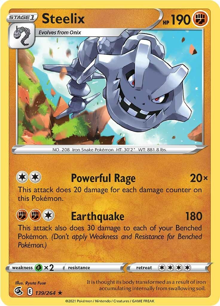 Onix - Fusion Strike Pokémon card 138/264