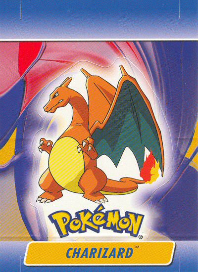 Charizard - 8 of 10 - Topps - Pokemon Advanced Challenge - front