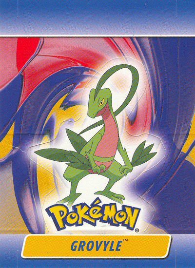 Grovyle - 9 of 10 - Topps - Pokemon Advanced Challenge - front
