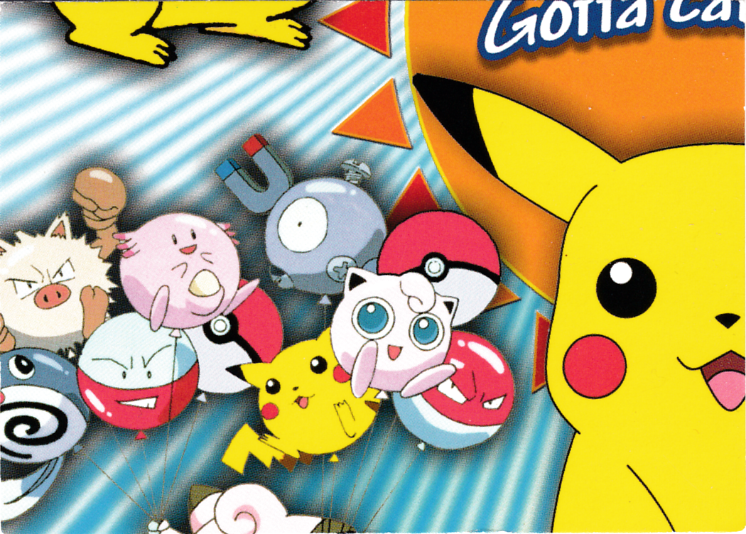 Several Pokémon and Poké Balls - P03 of 6 - Topps - Series 3 - front