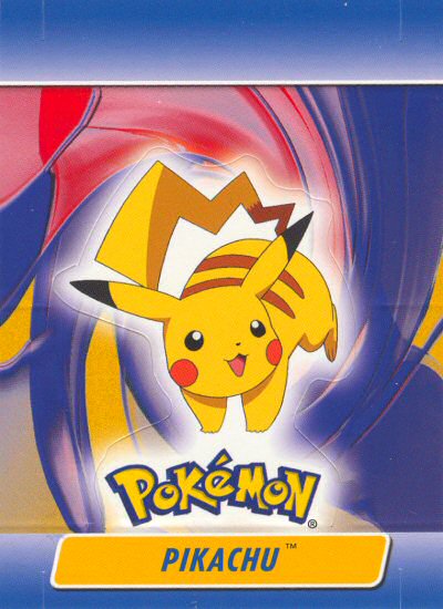 Pikachu - 4 of 10 - Topps - Pokemon Advanced Challenge - front