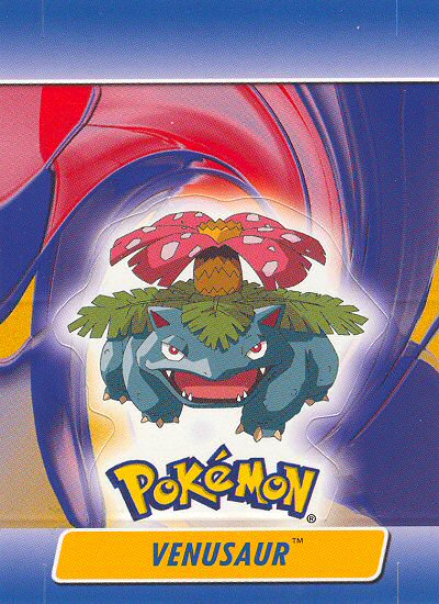 Venusaur - 5 of 10 - Topps - Pokemon Advanced Challenge - front