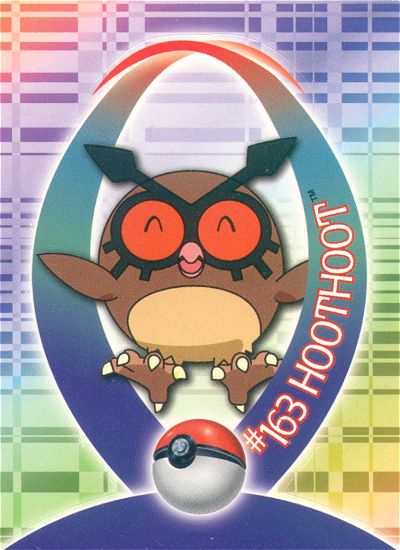 Hoothoot - 12 of 62 - Topps - Johto series - front
