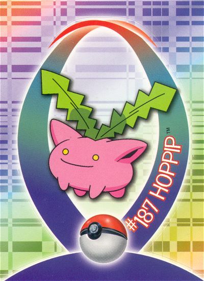 Hoppip - 31 of 62 - Topps - Johto series - front