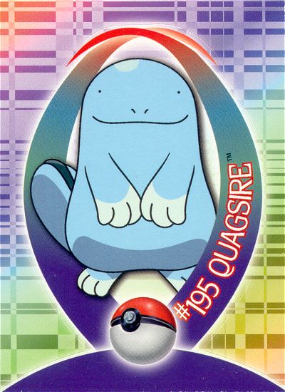 Quagsire - 39 of 62 - Topps - Johto series - front
