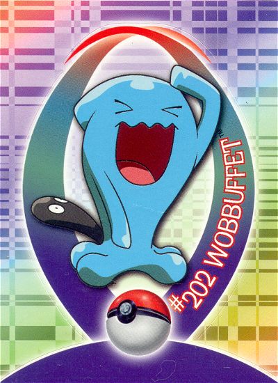 Wobbuffet - 41 of 62 - Topps - Johto series - front