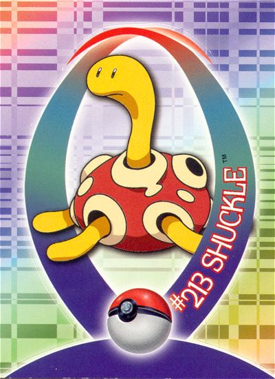 Shuckle - 48 of 62 - Topps - Johto series - front