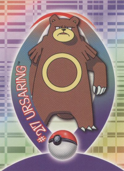 Ursaring - 51 of 62 - Topps - Johto series - front