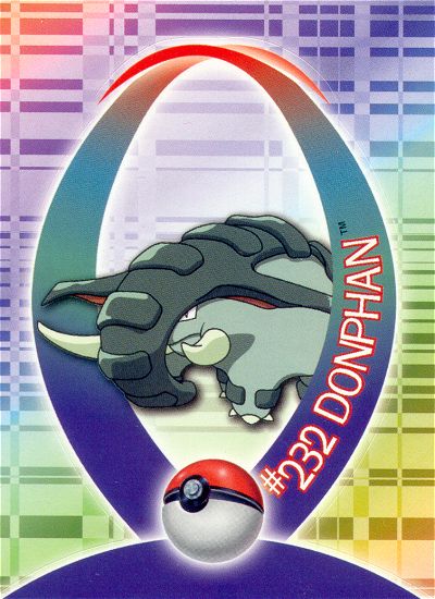 Donphan - 56 of 62 - Topps - Johto series - front