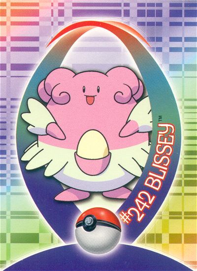 Blissey - 61 of 62 - Topps - Johto series - front