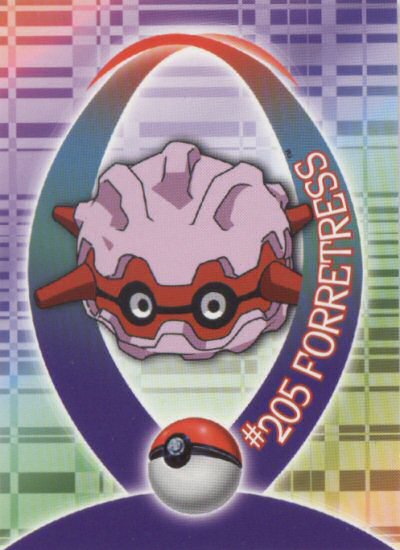 Forretress - 11 of 37 - Topps - Johto League Champions - front