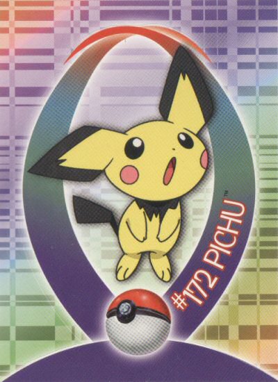 Pichu - 2 of 37 - Topps - Johto League Champions - front