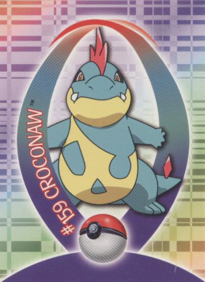 Croconaw - 8 of 62 - Topps - Johto series - front