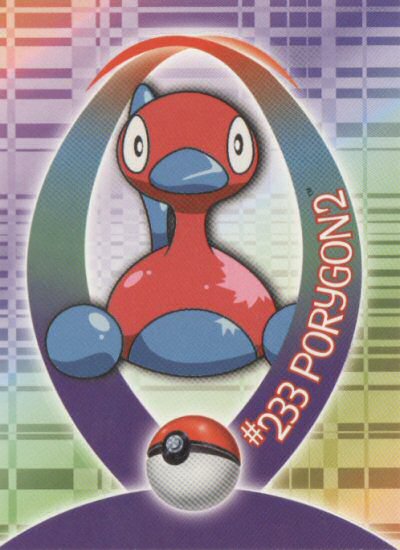 Porygon2 - 26 of 37 - Topps - Johto League Champions - front