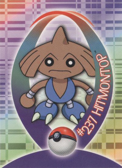 Hitmontop - 28 of 37 - Topps - Johto League Champions - front