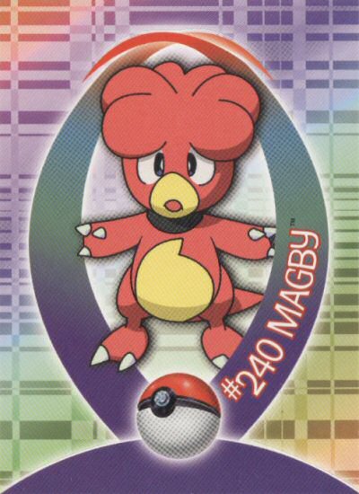 Magby - 30 of 37 - Topps - Johto League Champions - front
