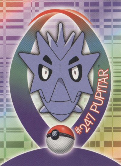 Pupitar - 35 of 37 - Topps - Johto League Champions - front