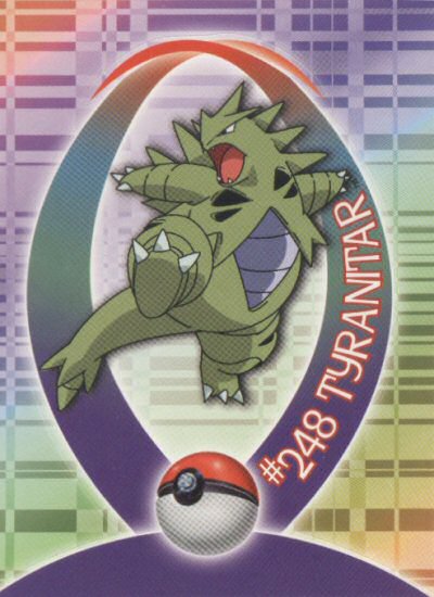 Tyranitar - 36 of 37 - Topps - Johto League Champions - front