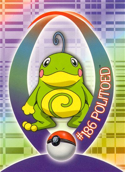 Politoed - 5 of 37 - Topps - Johto League Champions - front