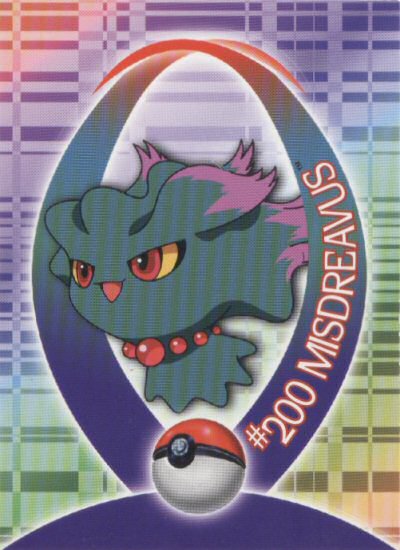 Misdreavus - 9 of 37 - Topps - Johto League Champions - front