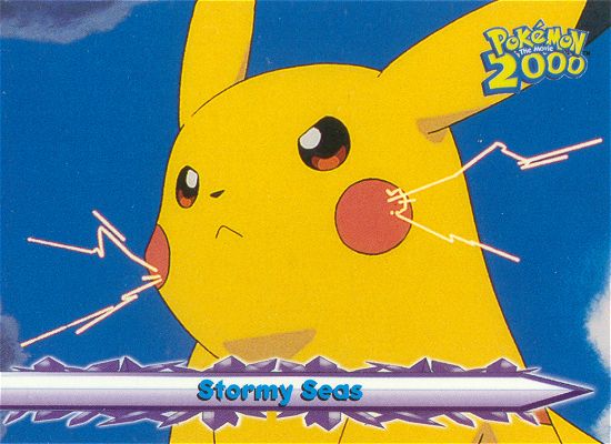 Stormy Seas - 19 - Topps - Pokemon the Movie 2000 - front