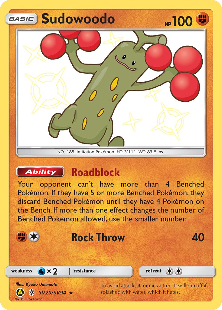 Sudowoodo - SV20 - Guardians Rising