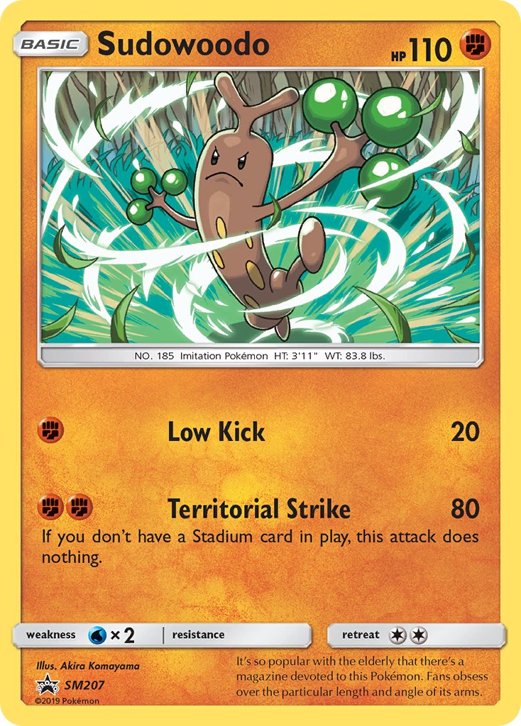 Sudowoodo - SM207 - Sun & Moon Promos