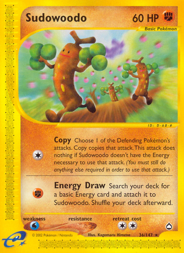 Sudowoodo - 36/147 - Aquapolis