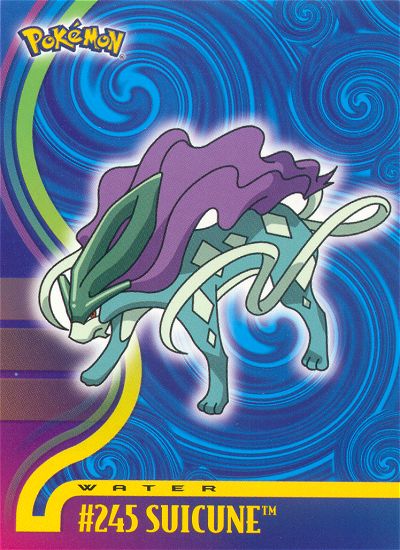 Suicune - 245 - Topps - Johto League Champions - front
