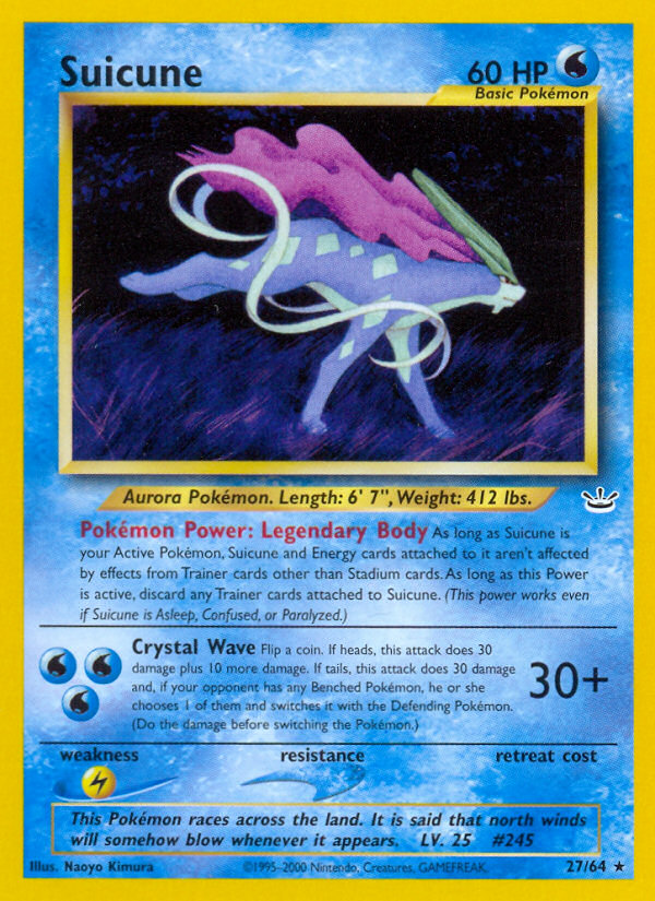 Suicune - Neo Revelation - Unlimited