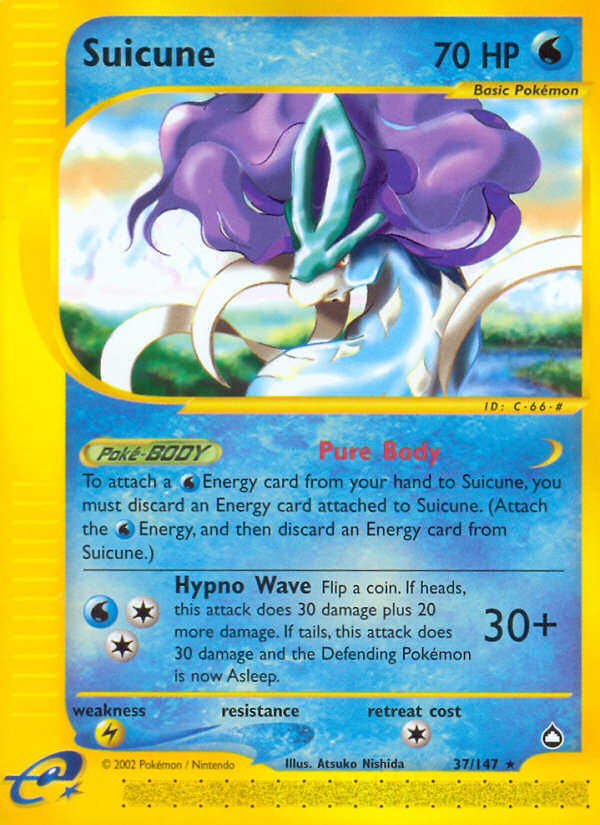 Suicune - 37/147 - Aquapolis