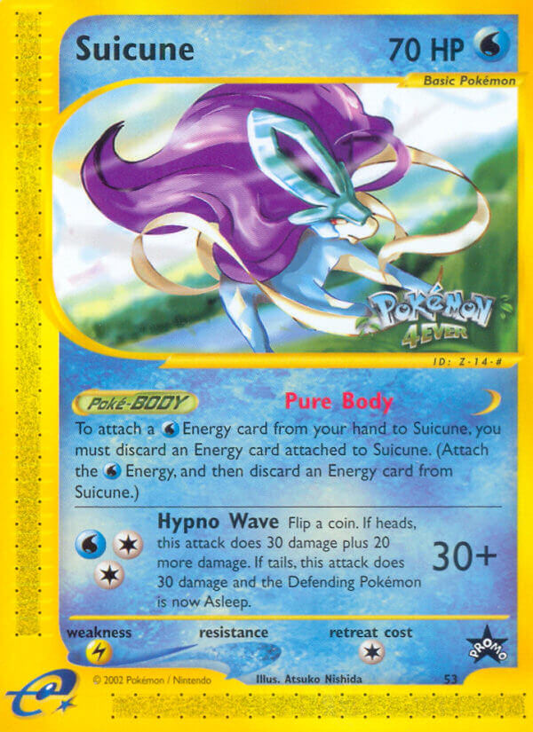 Suicune - 53 - Wizards Black Star Promos